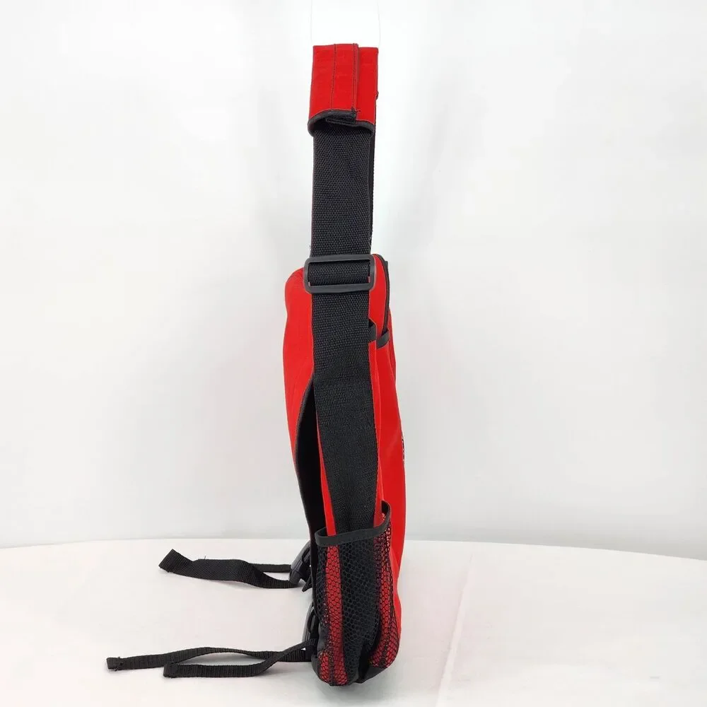 Gear Seven Collection Red Utility Messenger Bag